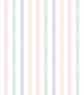PÁG. 00 - Papel de Parede Listras Colorido - Coleção Sonhos Bobinex - Vinílico Importado
