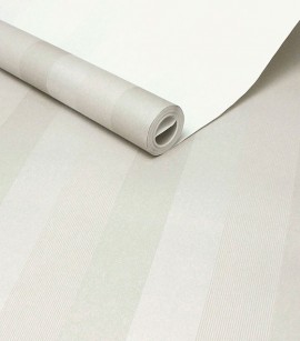 PÁG. 27 - Papel de Parede Listras Texturizadas - Coleção Trinity - Lavável (Cáqui/ Com Brilho)