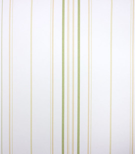 PÁG. 51 - Papel de Parede Listras Verde e Bege - Coleção Valence - Vinilizado Importado
