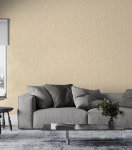 PÁG. 24 - Papel de Parede Madeira Bege - Coleção Essencial Bobinex - Vinílico Importado