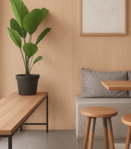 PÁG. 52 - Papel de Parede Madeira Carvalho - Coleção Texture II - Vinílico Importado