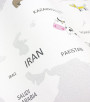 PÁG. 64 - Papel de Parede Mapa Mundi Cinza - Coleção Mundo - Vinílico Importado