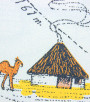PÁG. 33 - Papel de Parede Mapa Safari Fundo Azul - Coleção Mundo - Vinílico Importado