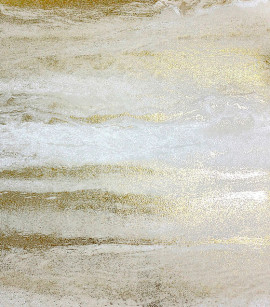 PÁG. 38 - Papel de Parede Mármore Cinza com Brilho Dourado - Coleção White Swan - Vinílico Importado