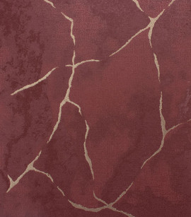 PÁG. 10 - Papel de Parede Marmorizado Vinho Brilho - Coleção Classici 5 - Vinilico Importado