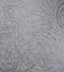 PÁG. 10 - Papel de Parede Ondas Cinza com Brilho Glitter - Coleção Metropolis 3 - Vinilico Importado