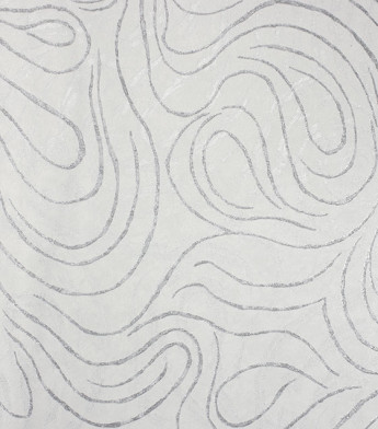 PÁG. 09 - Papel de Parede Ondas Cinza Claro com Brilho Glitter - Coleção Metropolis 3 - Vinilico Importado