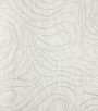 PÁG. 08 - Papel de Parede Ondas Off-White com Brilho Glitter - Coleção Metropolis 3 - Vinilico Importado