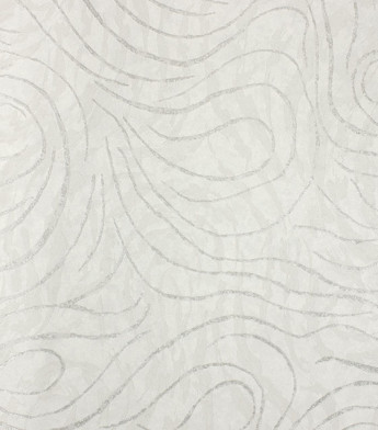 PÁG. 08 - Papel de Parede Ondas Off-White com Brilho Glitter - Coleção Metropolis 3 - Vinilico Importado