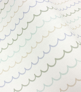 PÁG. 36 - Papel de Parede Ondinhas Tons de Azul e Cinza - Coleção Mundo - Vinílico Importado