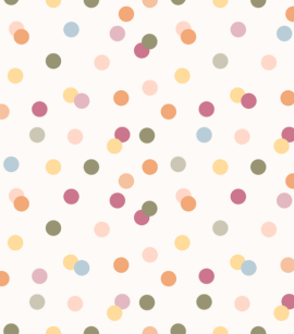 PÁG. 04 - Papel de Parede Poá Colorido - Coleção Revoada Bobinex - Vinílico Importado