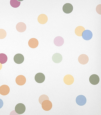 PÁG. 04 - Papel de Parede Poá Colorido - Coleção Revoada Bobinex - Vinílico Importado