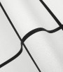 PÁG. 68 - Papel de Parede Quadriculado Branco e Preto Leve Brilho - Coleção Infinity G - Vinílico Importado
