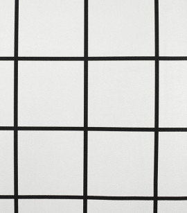 PÁG. 68 - Papel de Parede Quadriculado Branco e Preto Leve Brilho - Coleção Infinity G - Vinílico Importado