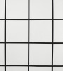 PÁG. 68 - Papel de Parede Quadriculado Branco e Preto Leve Brilho - Coleção Infinity G - Vinílico Importado