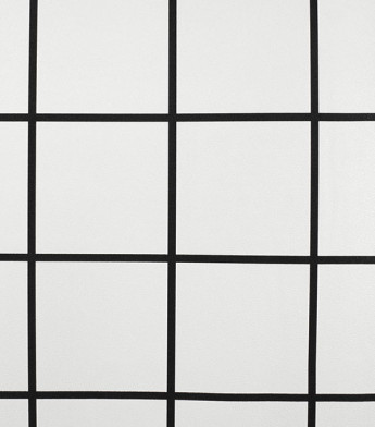 PÁG. 68 - Papel de Parede Quadriculado Branco e Preto Leve Brilho - Coleção Infinity G - Vinílico Importado
