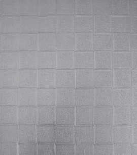 PÁG. 26 - Papel de Parede Quadriculado Cinza Médio Brilho - Coleção Classici 5 - Vinilico Importado
