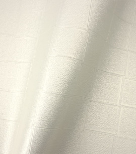 PÁG. 19 - Papel de Parede Quadriculado Creme Brilho - Coleção Classici 5 - Vinilico Importado