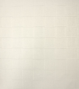 PÁG. 19 - Papel de Parede Quadriculado Creme Brilho - Coleção Classici 5 - Vinilico Importado