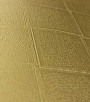 PÁG. 15 - Papel de Parede Quadriculado Dourado Brilho - Coleção Classici 5 - Vinilico Importado