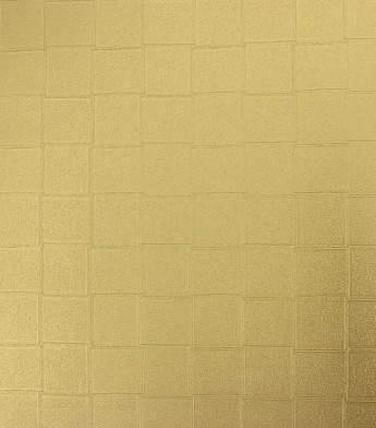 PÁG. 15 - Papel de Parede Quadriculado Dourado Brilho - Coleção Classici 5 - Vinilico Importado