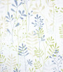 PÁG. 08 - Papel de Parede Raminhos Azul e Verde - Coleção Mundo - Vinílico Importado