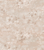 PÁG. 0 - Papel de Parede Ramos Bege e Branco - Coleção Velvet - Vinílico Importado