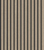 PÁG. 67 - Papel de Parede Ripado Marrom Claro - Coleção Unique - Vinílico Importado