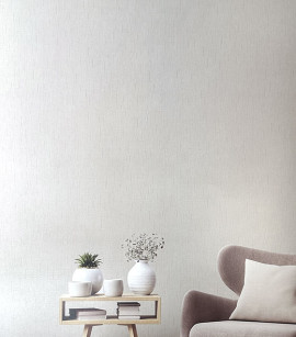 PÁG. 14 - Papel de Parede Riscas Off-White com Brilho - Coleção Summer - Vinílico Importado