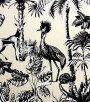 PÁG. 22 - Papel de Parede Safari Tropical Bege e Preto - Coleção Cores e Cenários - Vinílico Importado