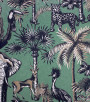 PÁG. 07 - Papel de Parede Safari Tropical Malva - Coleção Cores e Cenários - Vinílico Importado