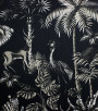 PÁG. 26 - Papel de Parede Safari Tropical Preto, Bege e Cinza - Coleção Cores e Cenários - Vinílico Importado