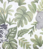 PÁG. 04 - Papel de Parede Safari Verde - Coleção Bambine - Vinílico Importado