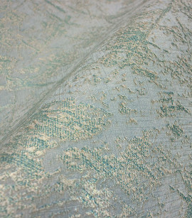 PÁG. 34 - Papel de Parede Textura Cinza Azulado com Brilho Glitter - Coleção Elegance 5 - Vinílico Importado