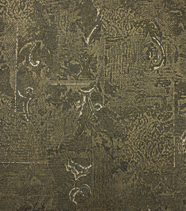 PÁG. 01 - Papel de Parede Textura Colonial Marrom Brilho - Coleção Classici 6 - Vinílico Importado