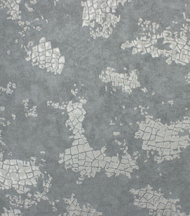PÁG. 47 - Papel de Parede Textura Croco Azul Brilho - Coleção Classici 6 - Vinílico Importado