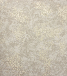 PÁG. 38 - Papel de Parede Textura Croco Bege Escuro Brilho - Coleção Classici 6 - Vinílico Importado