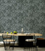 PÁG. 39 - Papel de Parede Textura Croco Cinza Chumbo e Verde com Brilho - Coleção La Rochelle - Vinílico Importado