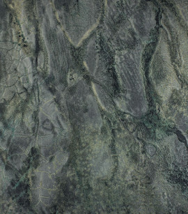 PÁG. 39 - Papel de Parede Textura Croco Cinza Chumbo e Verde com Brilho - Coleção La Rochelle - Vinílico Importado