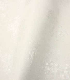 PÁG. 05 - Papel de Parede Textura Croco Off-White Brilho - Coleção Classici 6 - Vinílico Importado