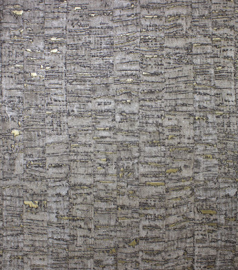 PÁG. 01 - Papel de Parede Textura Geométrica Cinza Brilho - Coleção Criativo 3 - Vinílico Importado