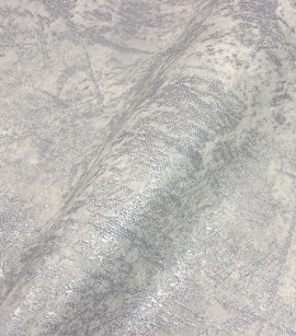PÁG. 40 - Papel de Parede Textura Off-White e Cinza com Brilho Glitter - Coleção Elegance 5 - Vinílico Importado