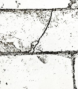 PÁG. 55 - Papel de Parede Tijolinho Branco e Preto (Leve brilho) - Coleção Essencial - Vinílico