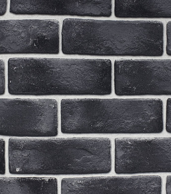 PÁG. 74 - Papel de Parede Tijolinho Cinza Chumbo - Coleção Infinity G - Vinílico Importado