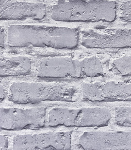 PÁG. 44 - Papel de Parede Tijolinho Cinza Claro - Coleção Casa - Vinílico Importado