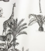 PÁG. 15 - Papel de Parede Toile de Jouy Animais Preto - Coleção Cores e Cenários - Vinílico Importado