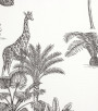 PÁG. 15 - Papel de Parede Toile de Jouy Animais Preto - Coleção Cores e Cenários - Vinílico Importado