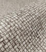 PÁG. 33 - Papel de Parede Trama de Tecido Bege Acinzentado Leve Brilho - Coleção Unique - Vinílico Importado
