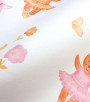 PÁG. 29 - Papel de Parede Ursinha Bailarina Rosa e Bege - Coleção Bambine - Vinílico Importado