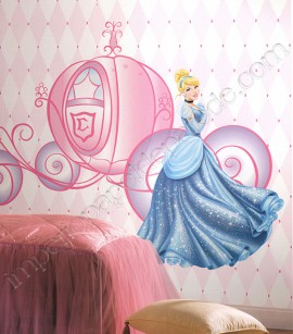 Papel de Parede Vinílico Disney York (Americano) - Losangos (Rosa/Branco) - PÁG. 003 DY1 / PÁG. 026 DY2